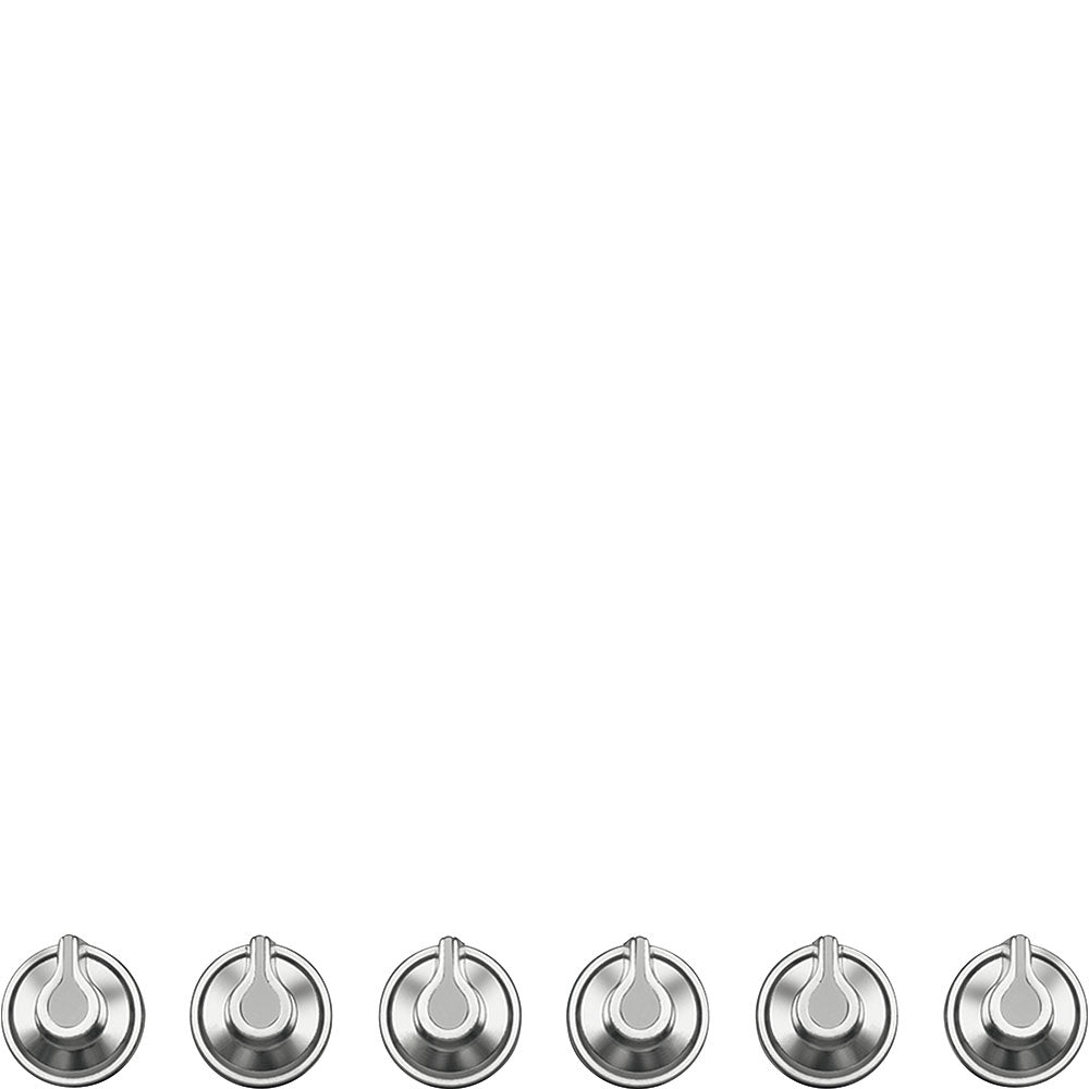 Set of 6 Linea controls for use with PGF Hobs