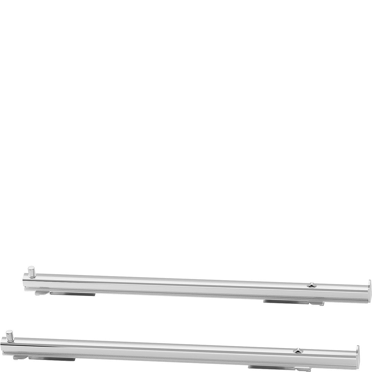 1 level telescopic guide rails - partially extractable